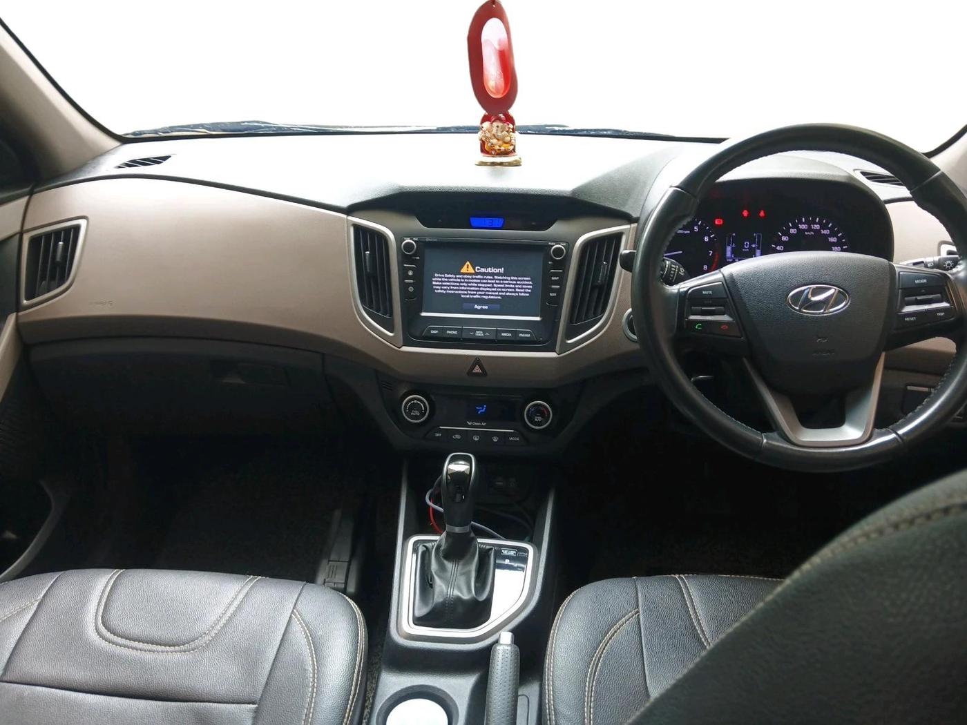2016 Hyundai Creta SX PLUS AT 1.6 PETROL, Petrol, Automatic, 42,143 km, interior