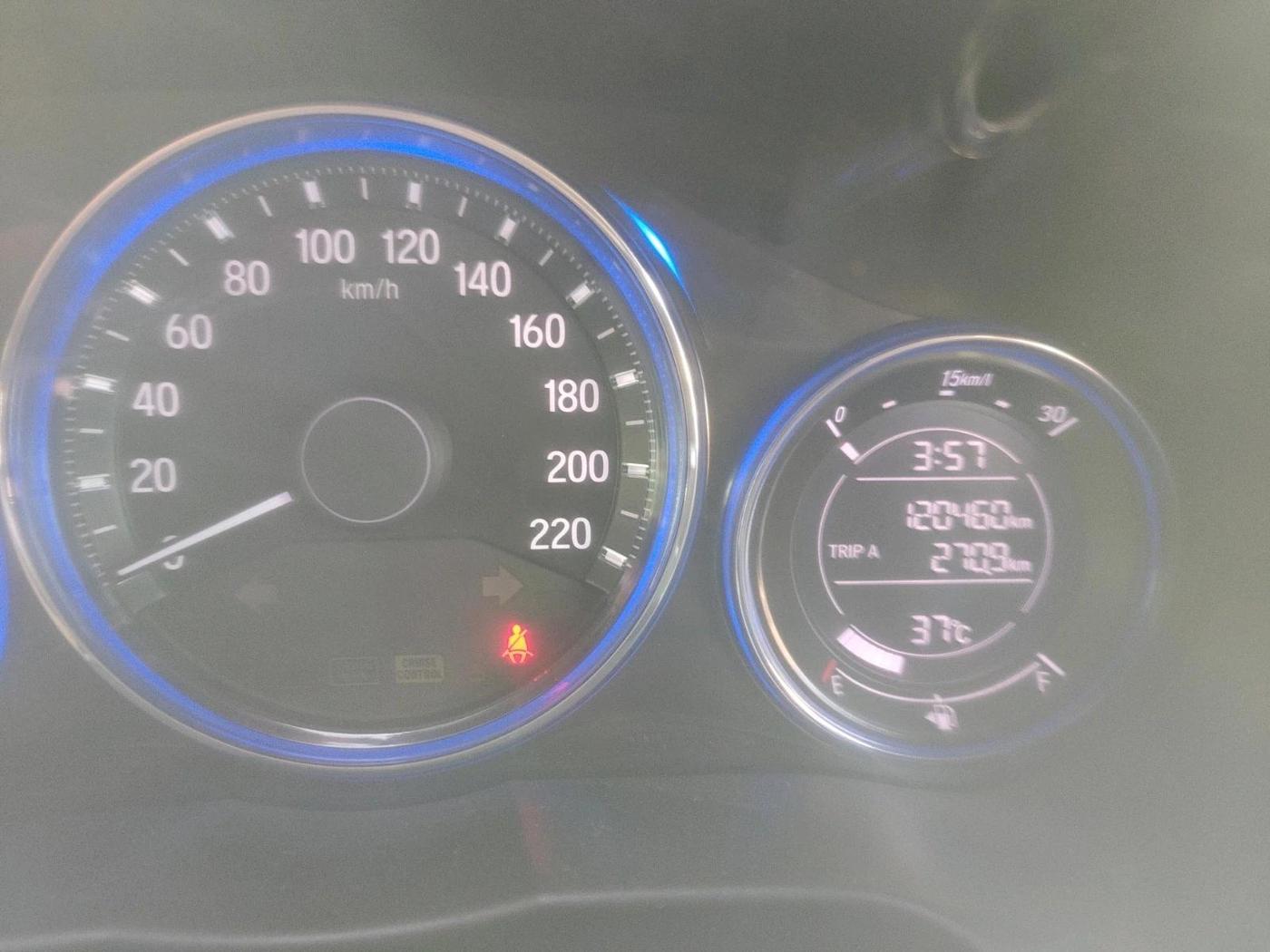 2016 Honda City 1.5L I-VTEC VX CVT, Petrol, Automatic, 1,20,460 km, interior