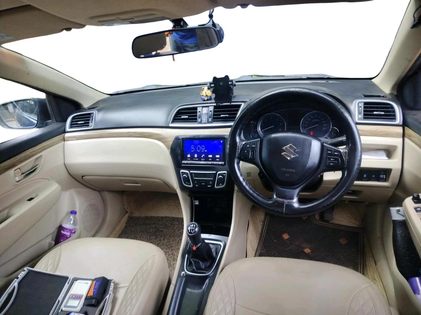 2018 Maruti Ciaz DELTA DIESEL 1.3, Diesel, Manual, 77,391 km, interior