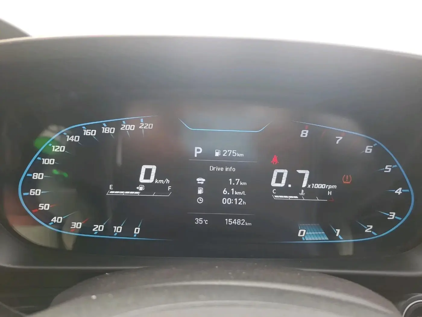 2023 Hyundai NEW I20 ASTA (O) 1.2 AT, Petrol, Automatic, 15,482 km, interior