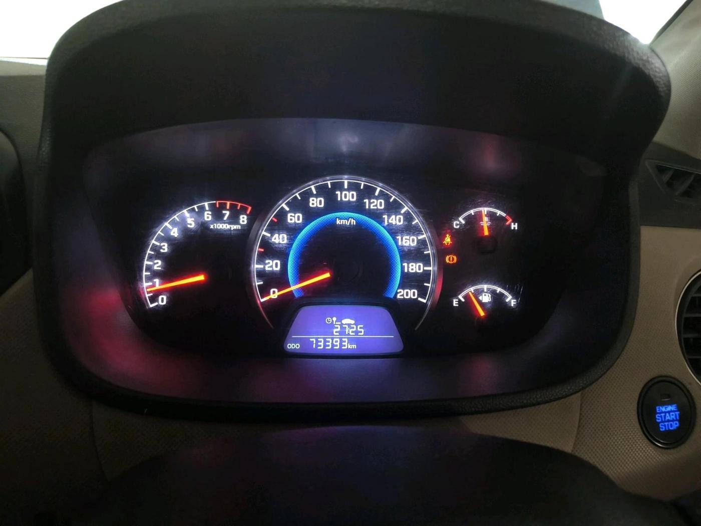 2015 Hyundai Grand i10 ASTA 1.2 KAPPA VTVT, CNG, Manual, 73,393 km, interior