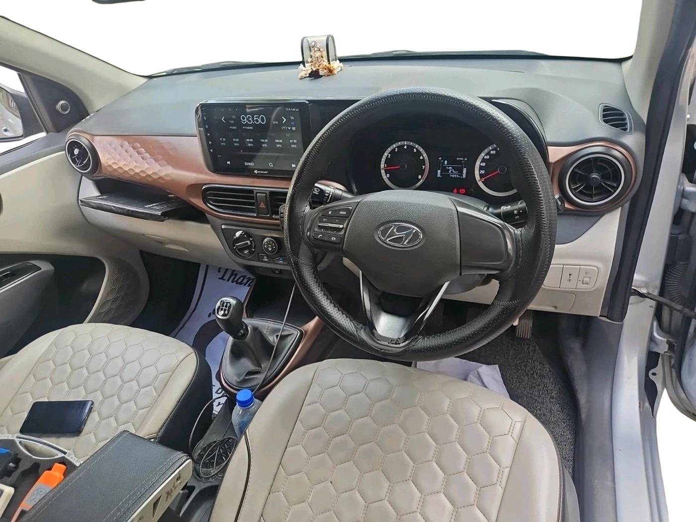 2021 Hyundai AURA S 1.2 CNG, CNG, Manual, 74,893 km, interior