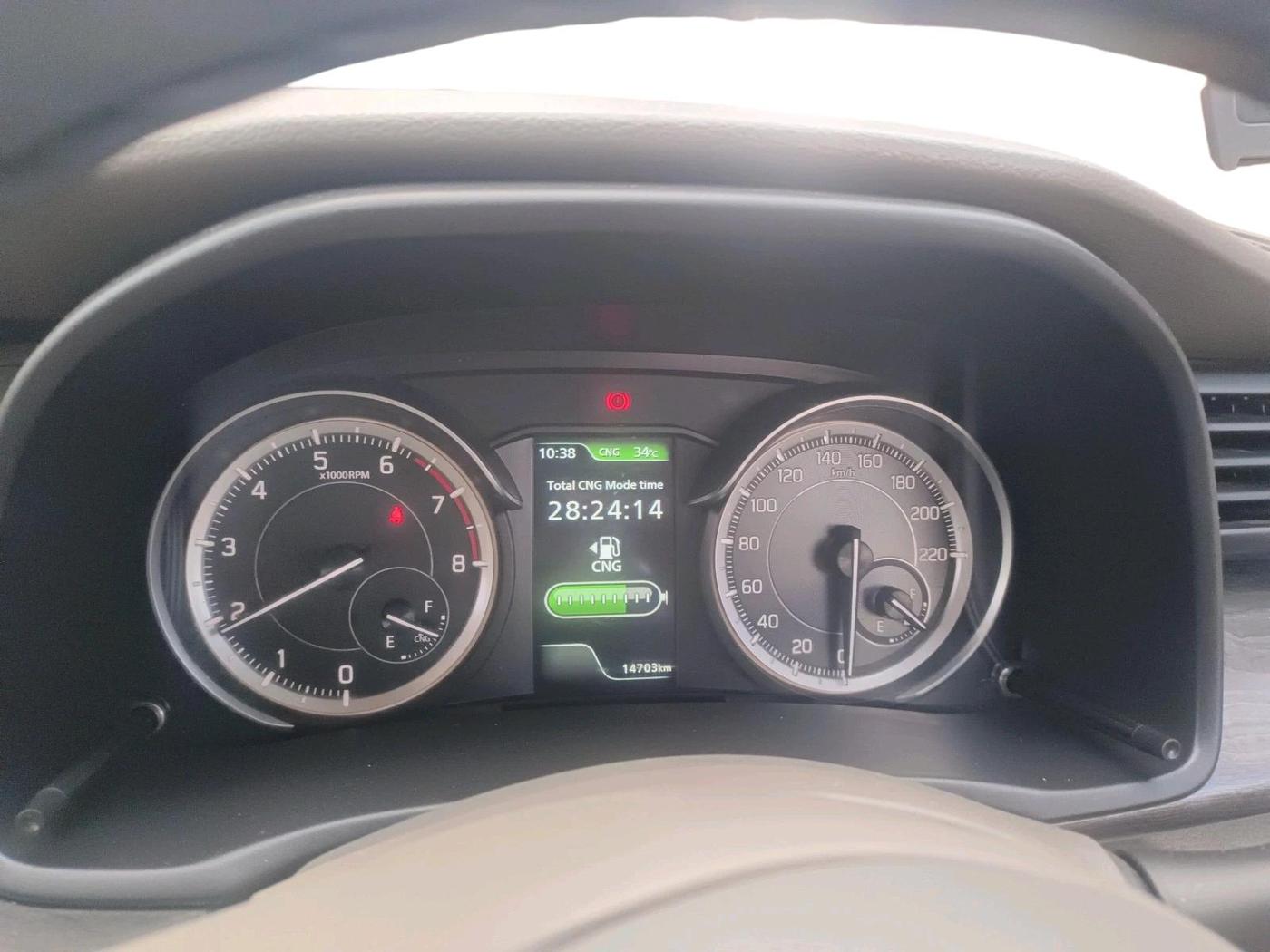 2023 Maruti Ertiga ZXI (O) CNG, CNG, Manual, 14,703 km, interior