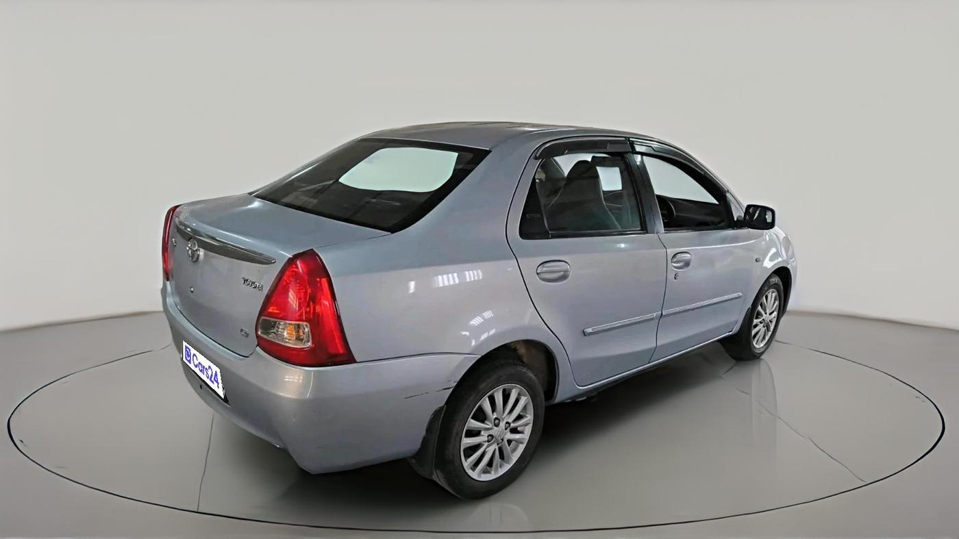 2011 Toyota Etios G, Petrol, Manual, 58,774 km, exterior