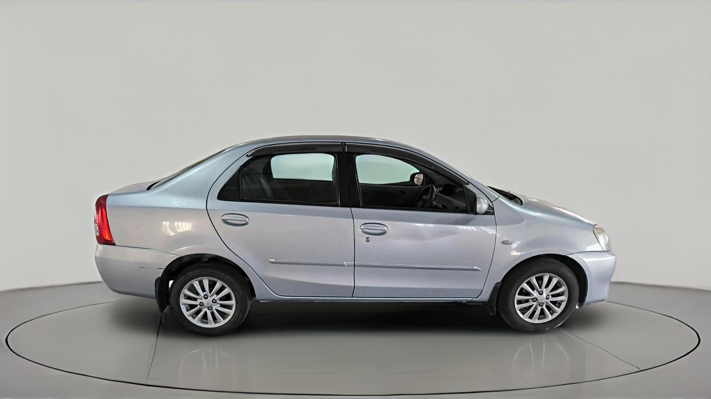 2011 Toyota Etios G, Petrol, Manual, 58,774 km, exterior