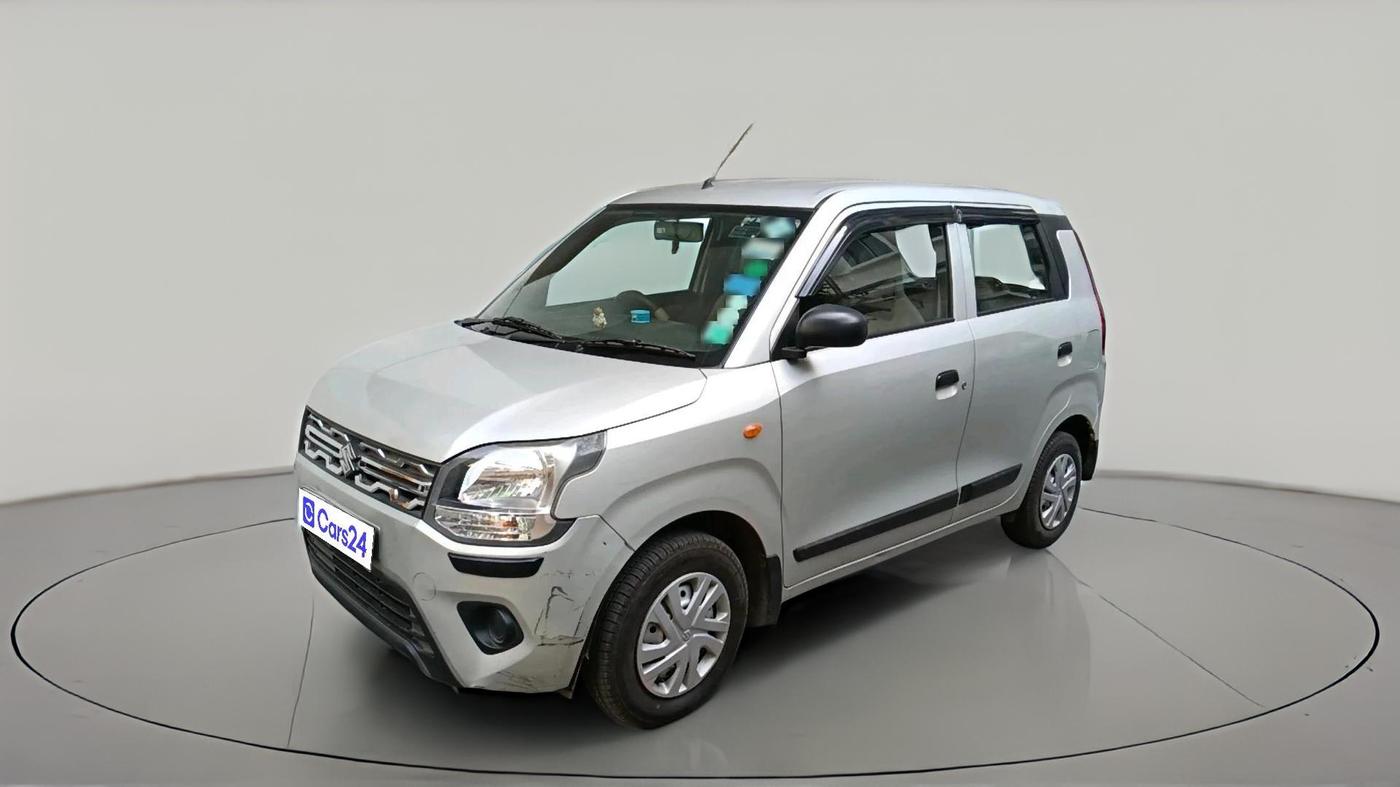 2019 Maruti New Wagon-R LXI CNG 1.0, CNG, Manual, 85,337 km, exterior
