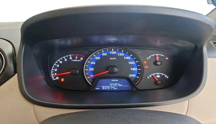 2017 Hyundai Xcent E+, Petrol, Manual, 80,974 km, interior