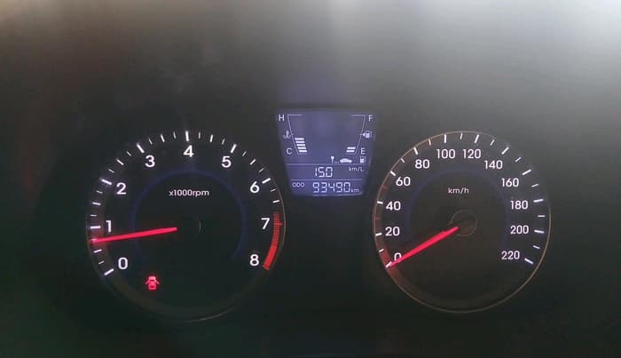2012 Hyundai Verna FLUIDIC 1.6 VTVT, Petrol, Manual, 93,490 km, interior