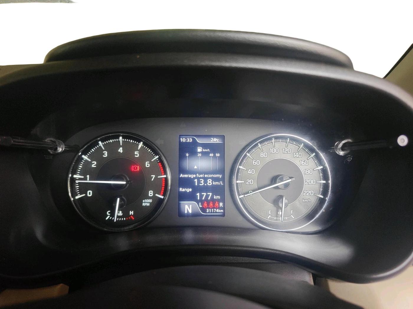 2024 Toyota Glanza V AMT, Petrol, Automatic, 31,174 km, interior