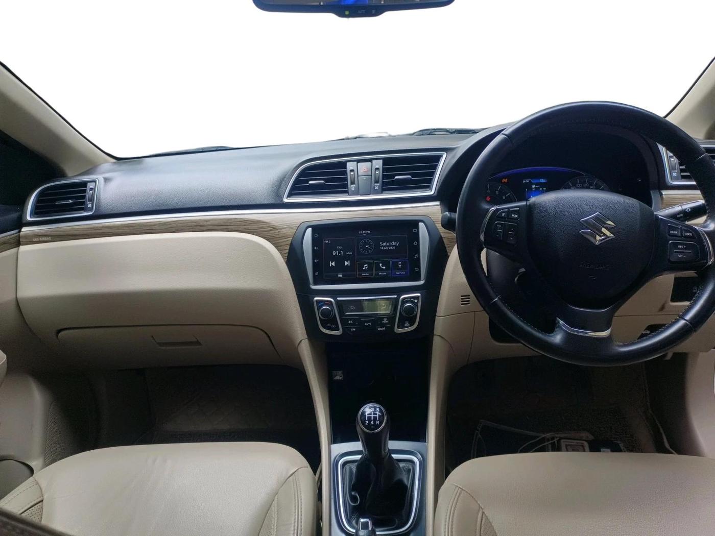 2021 Maruti Ciaz ALPHA 1.5 SHVS PETROL, Petrol, Manual, 70,831 km, interior