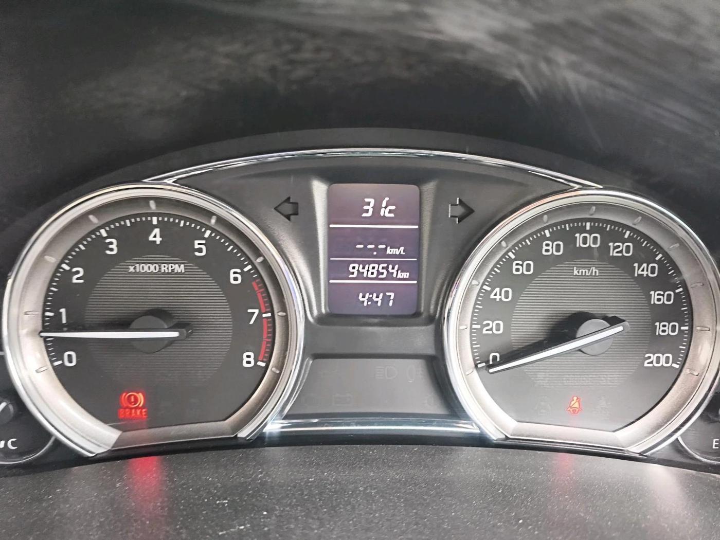 2017 Maruti Ciaz DELTA 1.4 MT PETROL, Petrol, Manual, 94,854 km, interior