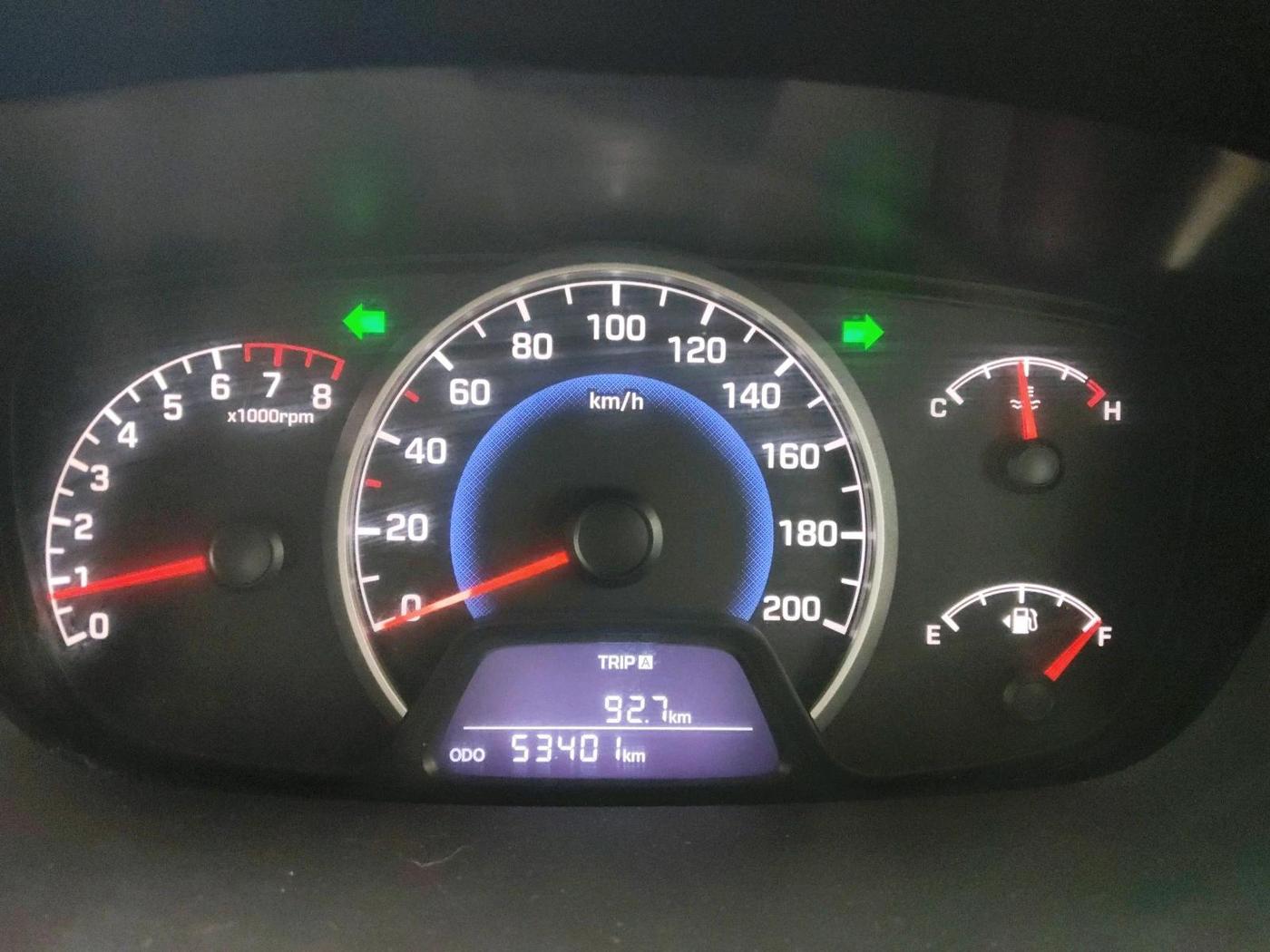 2017 Hyundai Grand i10 SPORTZ (O) 1.2 KAPPA VTVT, Petrol, Manual, 53,401 km, interior