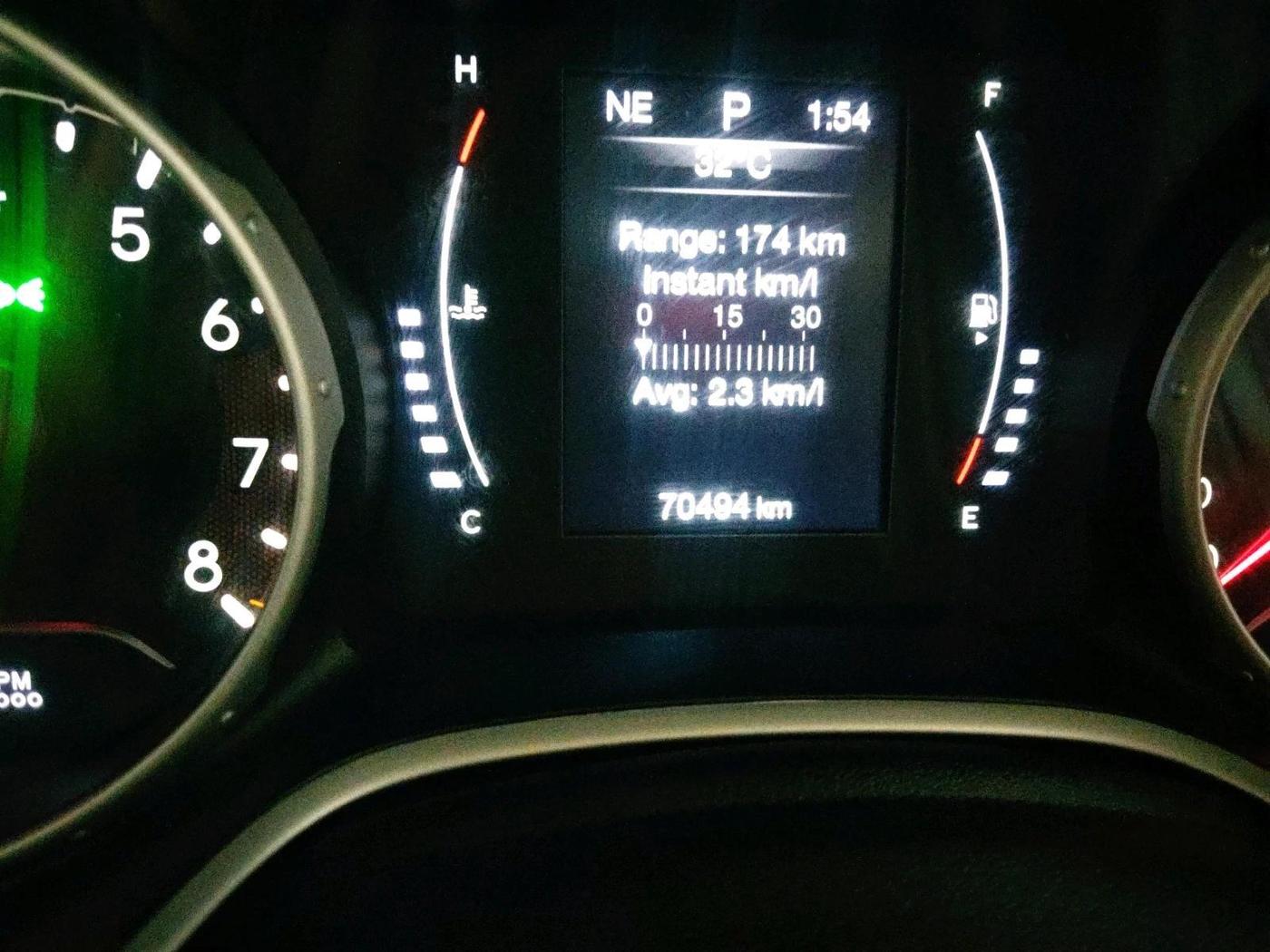 2018 Jeep Compass LIMITED (O) 1.4 PETROL AT, Petrol, Automatic, 70,494 km, interior