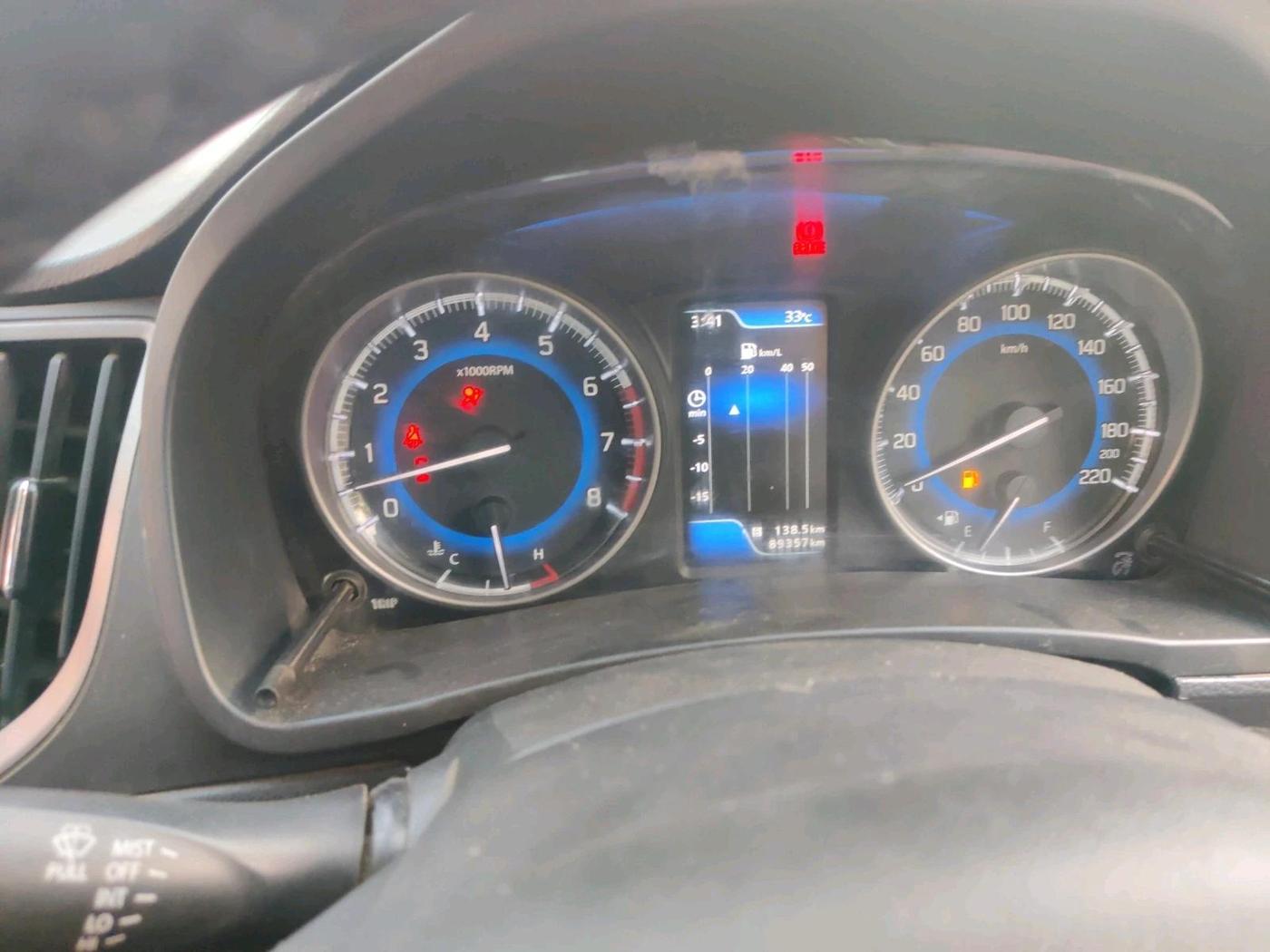 2020 Toyota Glanza G, Petrol, Manual, 89,357 km, interior