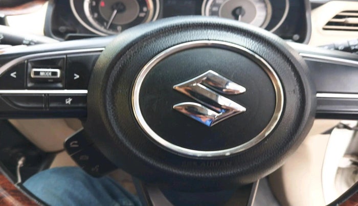 2017 Maruti Dzire ZXI PLUS AMT, CNG, Automatic, 1,10,547 km, interior