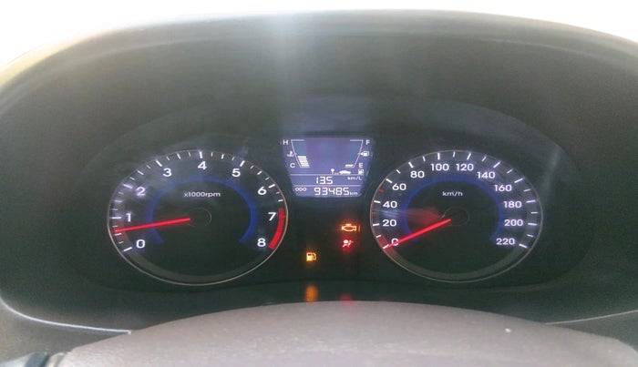 2011 Hyundai Verna FLUIDIC 1.6 VTVT EX, CNG, Manual, 93,485 km, interior