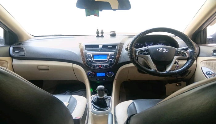 2011 Hyundai Verna FLUIDIC 1.6 VTVT EX, CNG, Manual, 93,485 km, interior