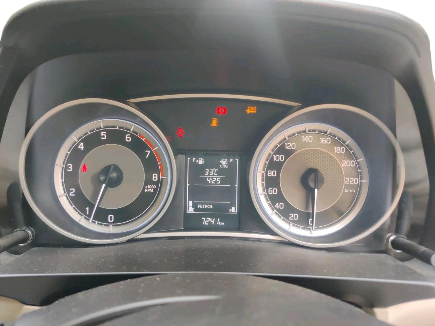 2023 Maruti Dzire ZXI CNG, CNG, Manual, 7,241 km, interior