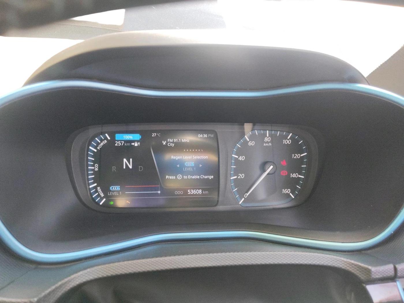 2022 Tata NEXON EV XZ PLUS DARK EDITION, Electric, Automatic, 53,608 km, interior