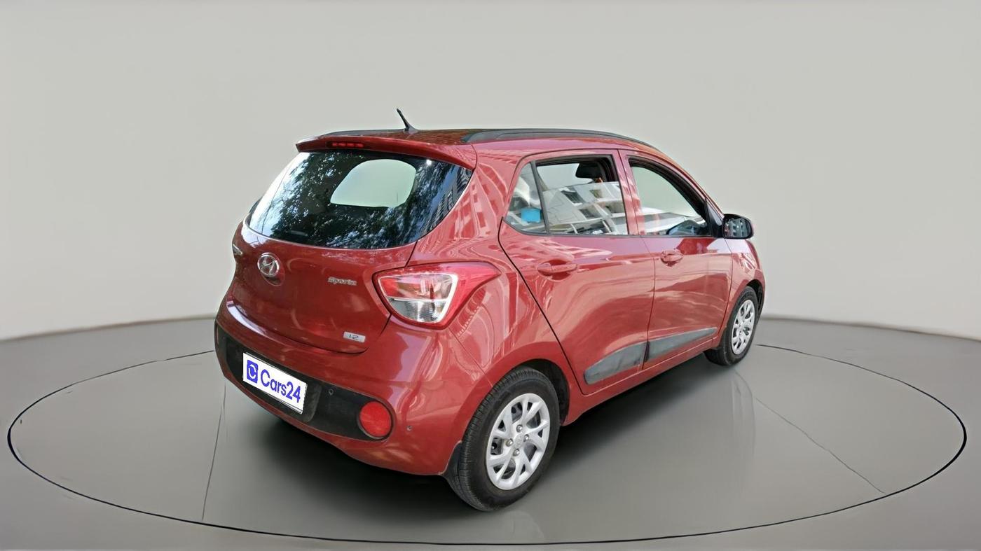 2017 Hyundai Grand i10 SPORTZ (O) 1.2 KAPPA VTVT, Petrol, Manual, 69,934 km, exterior