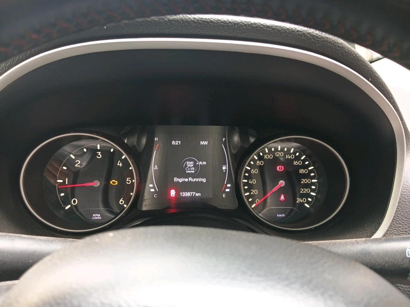 2017 Jeep Compass LIMITED 2.0 DIESEL, Diesel, Manual, 1,33,877 km, interior