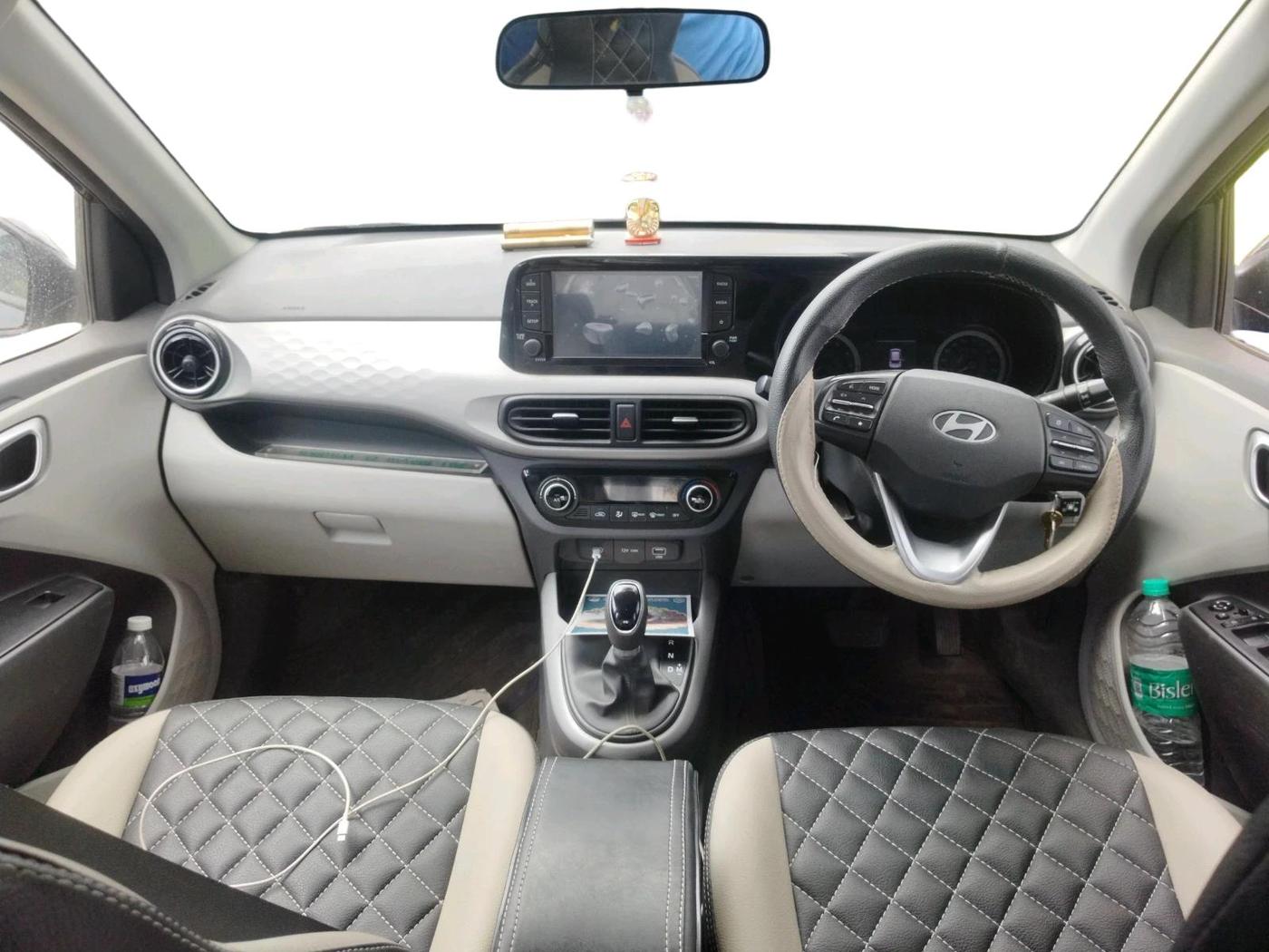 2023 Hyundai GRAND I10 NIOS SPORTZ AMT 1.2 KAPPA VTVT, CNG, Automatic, 45,597 km, interior