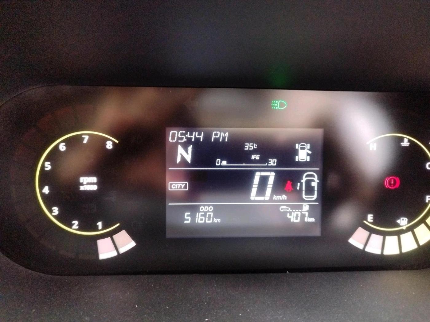 2025 Tata NEXON CREATIVE AMT 1.5 DIESEL, Diesel, Automatic, 5,160 km, interior