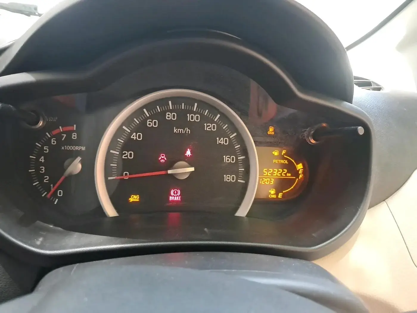 2020 Maruti Celerio VXI CNG, CNG, Manual, 52,322 km, interior