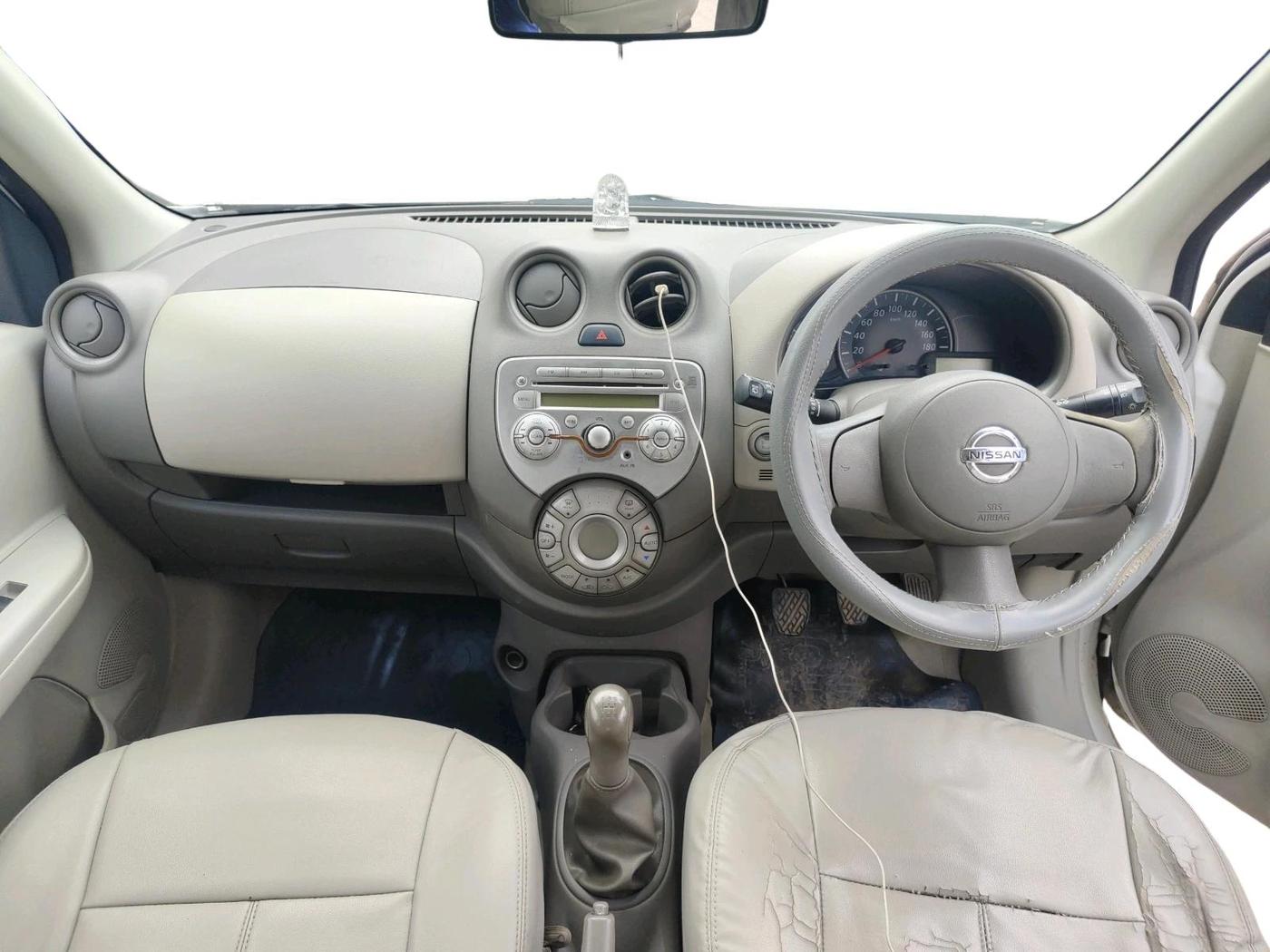 2011 Nissan Micra XV PETROL, CNG, Manual, 1,25,990 km, interior