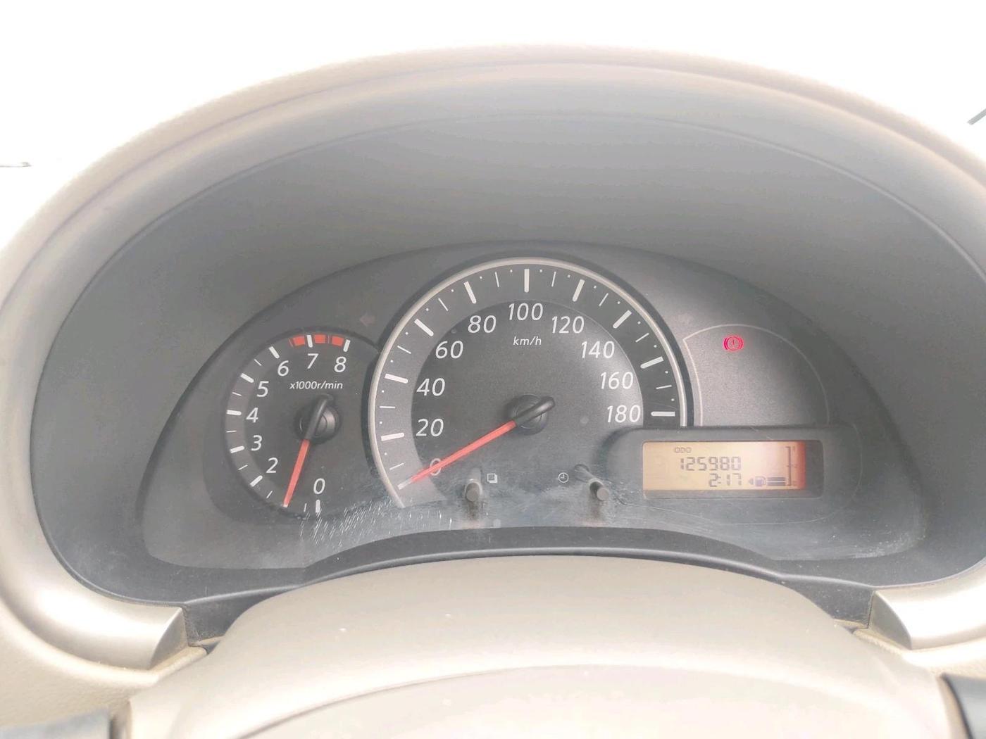 2011 Nissan Micra XV PETROL, CNG, Manual, 1,25,990 km, interior