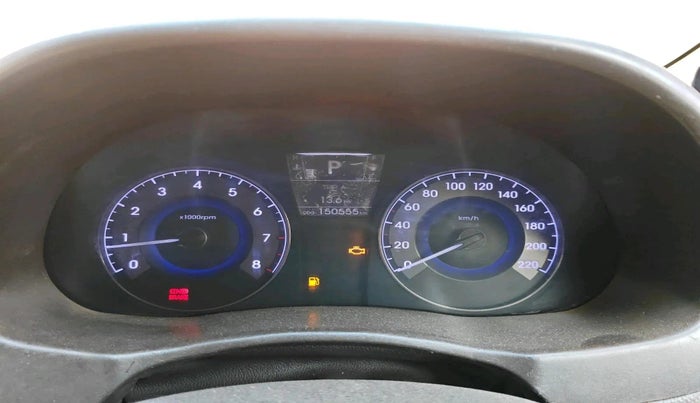 2013 Hyundai Verna FLUIDIC 1.6 VTVT SX AT, CNG, Automatic, 1,50,555 km, interior