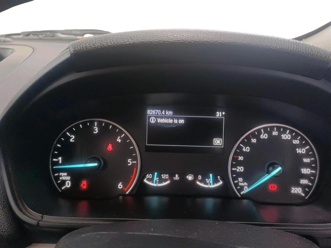 2020 Ford Ecosport TITANIUM 1.5L DIESEL, Diesel, Manual, 82,670 km, interior