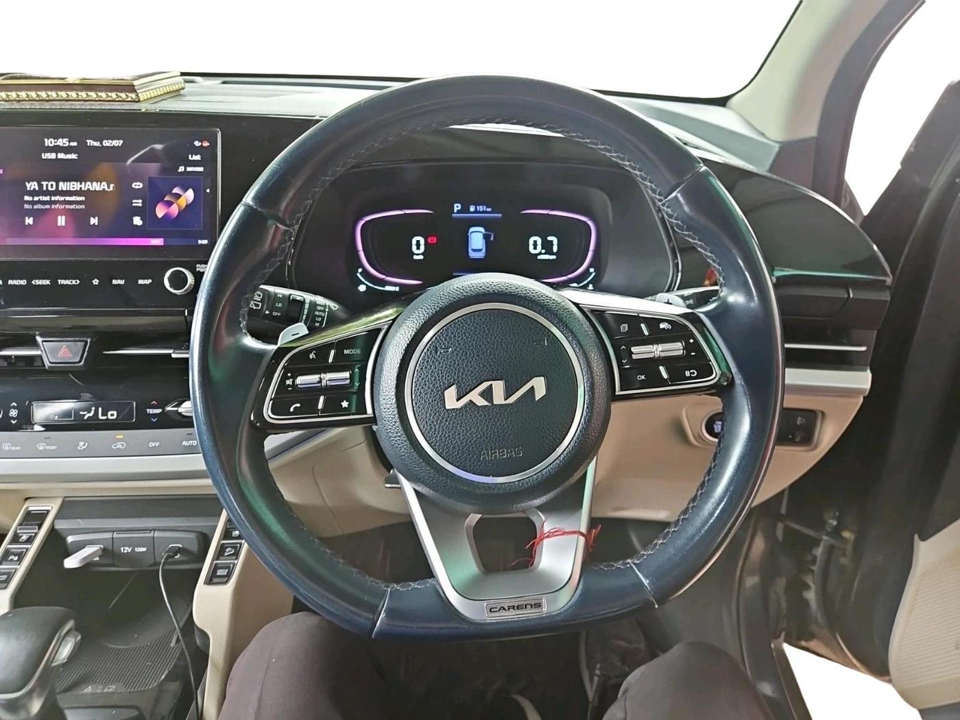 2022 KIA CARENS LUXURY PLUS 1.5 DIESEL AT 7 STR, Diesel, Automatic, 88,288 km, interior