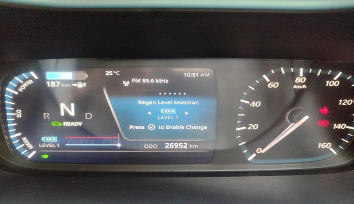 2022 Tata NEXON EV XZ PLUS, Electric, Automatic, 26,952 km, interior