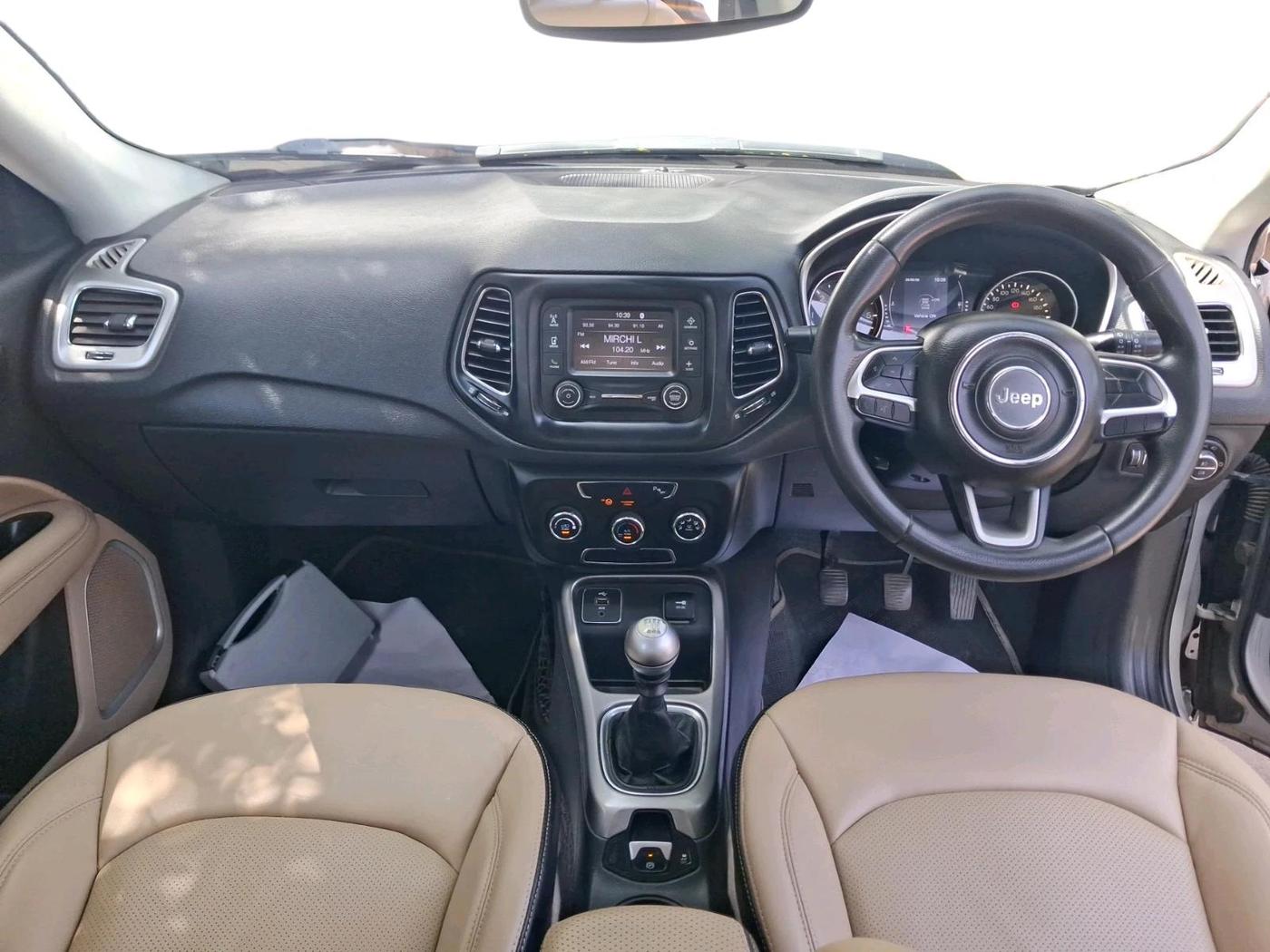 2017 Jeep Compass LONGITUDE 2.0 DIESEL, Diesel, Manual, 1,41,959 km, interior
