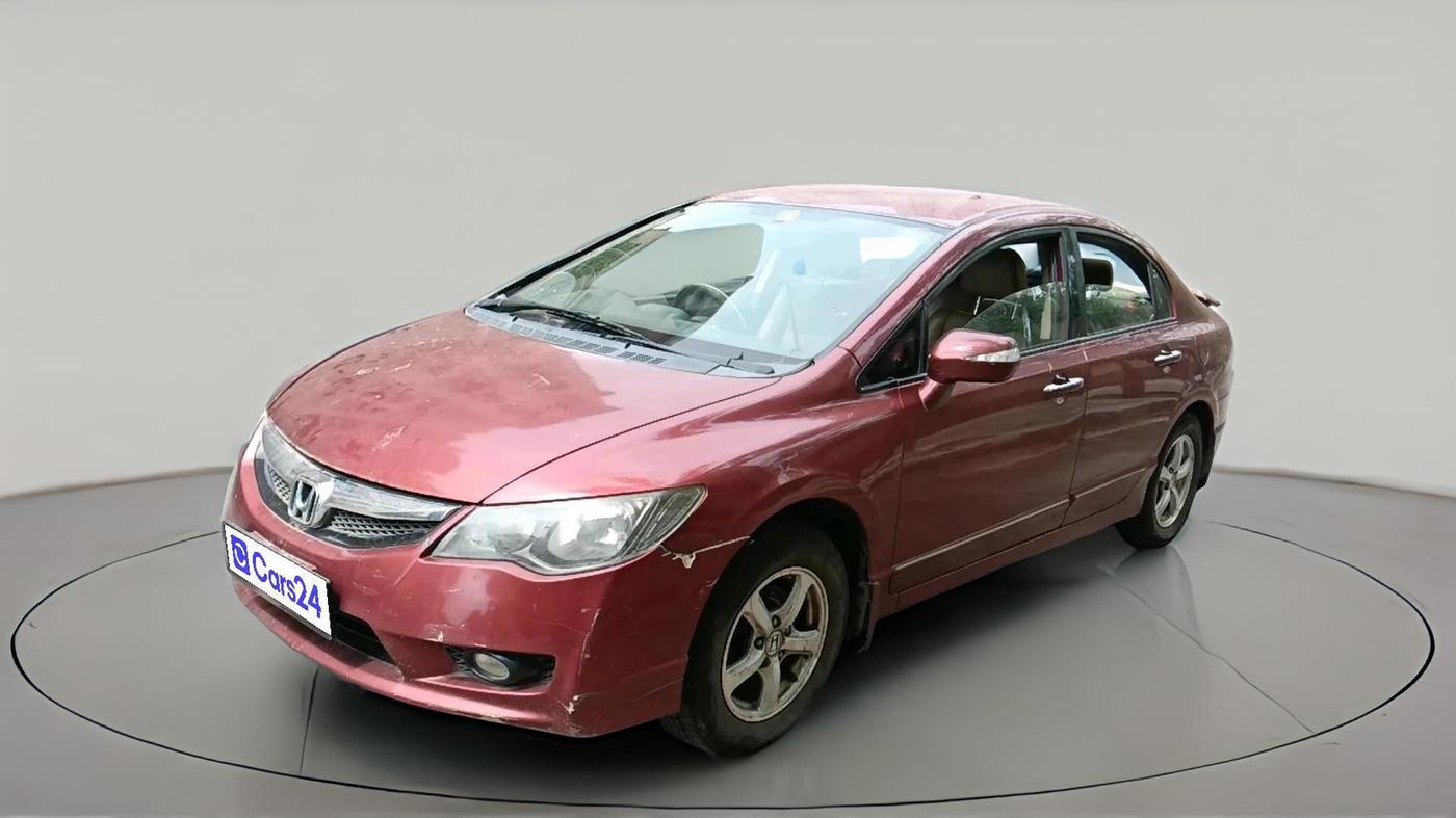 2012 Honda Civic 1.8L I-VTEC V MT, CNG, Manual, 1,32,252 km, exterior