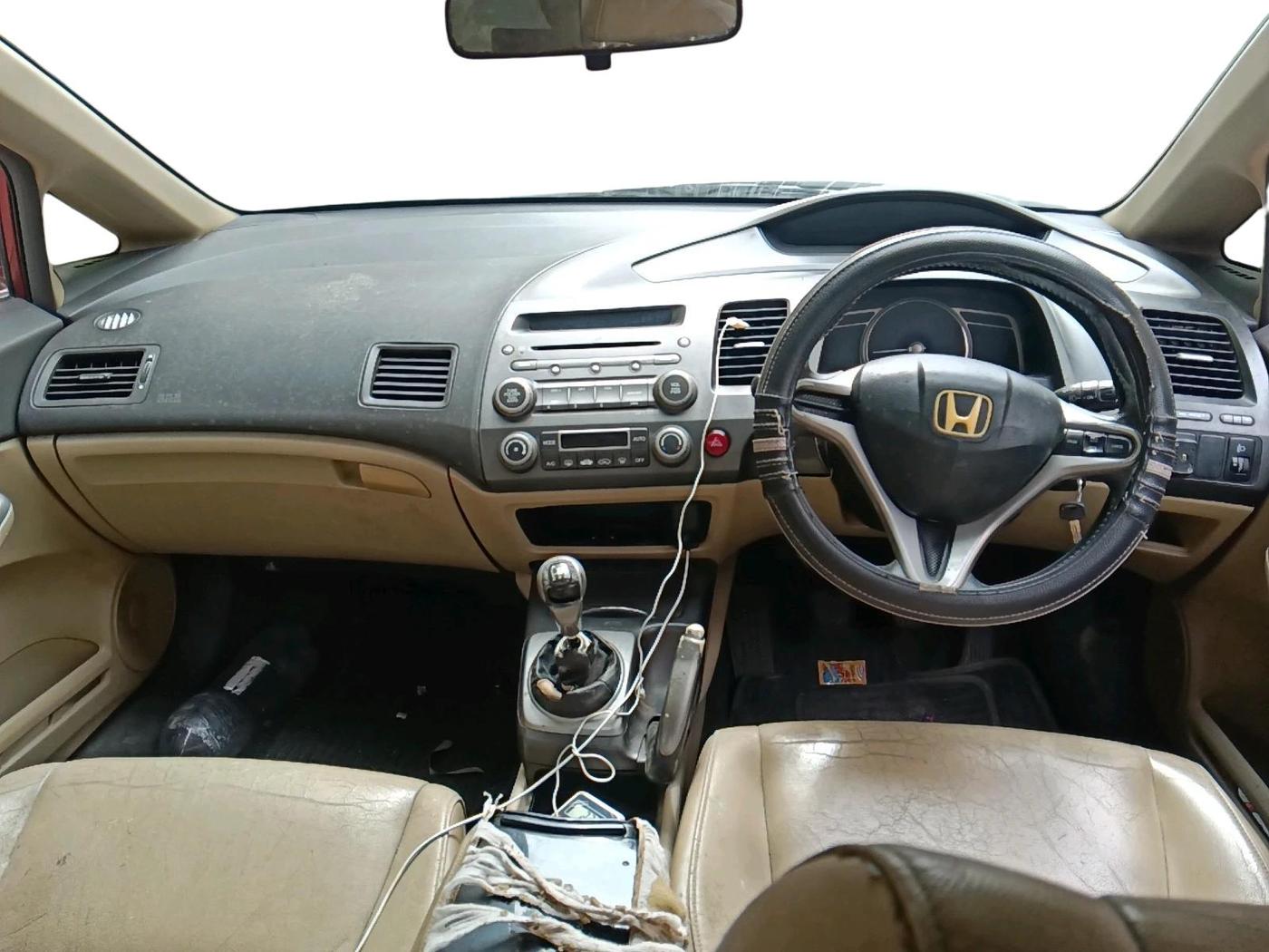 2012 Honda Civic 1.8L I-VTEC V MT, CNG, Manual, 1,32,252 km, interior