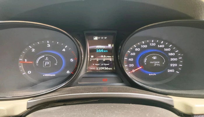 2015 Hyundai Santa Fe 4 WD AT, Diesel, Automatic, 1,10,936 km, interior