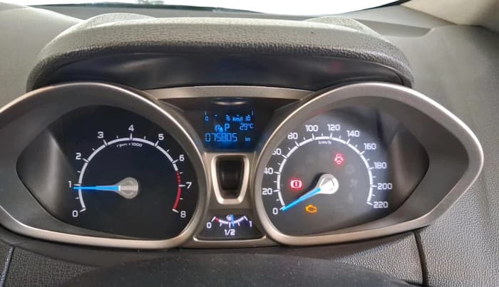 2015 Ford Ecosport TITANIUM 1.5L PETROL AT, Petrol, Automatic, 75,805 km, interior