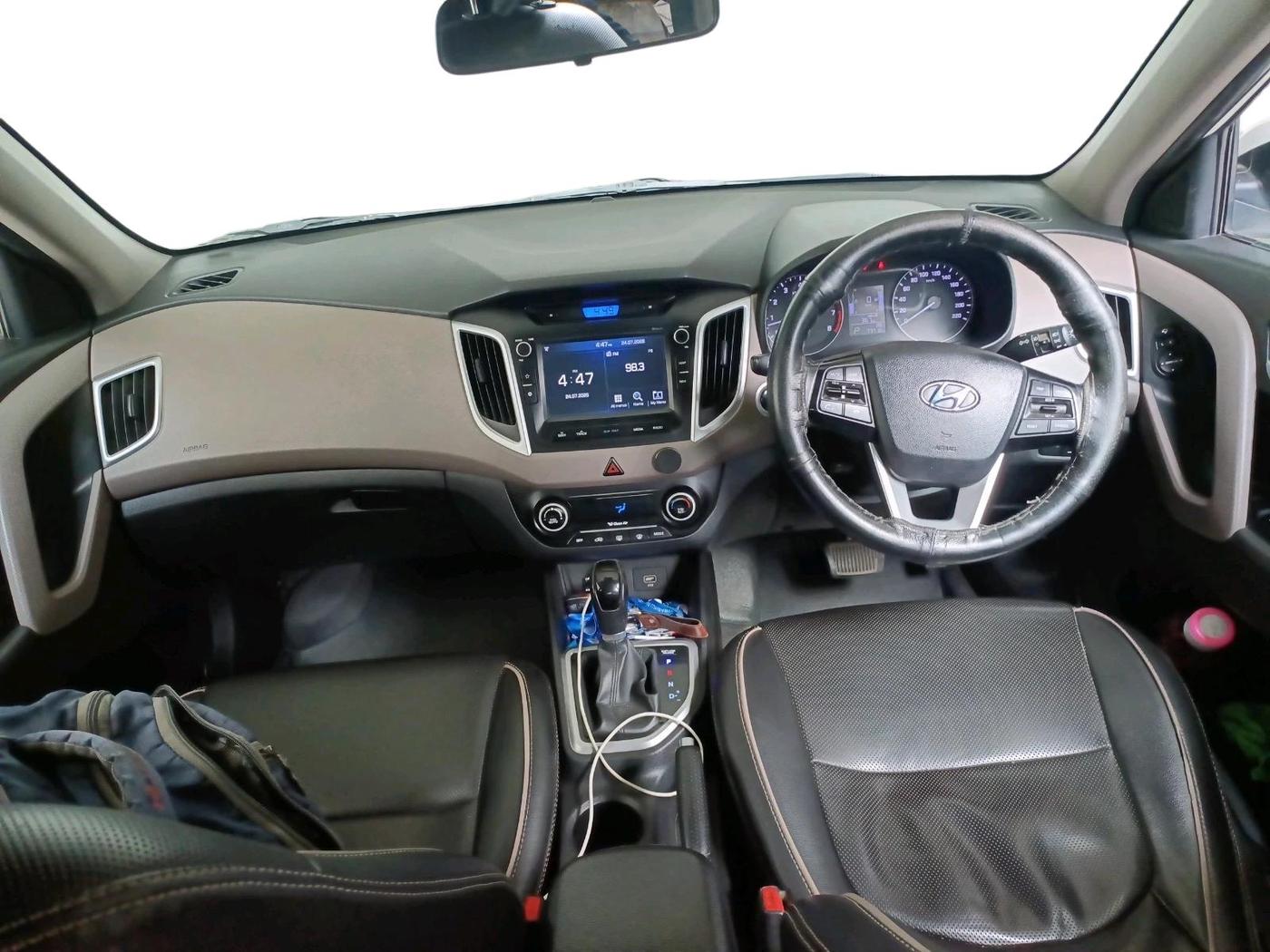 2018 Hyundai Creta SX AT 1.6 PETROL, Petrol, Automatic, 77,718 km, interior