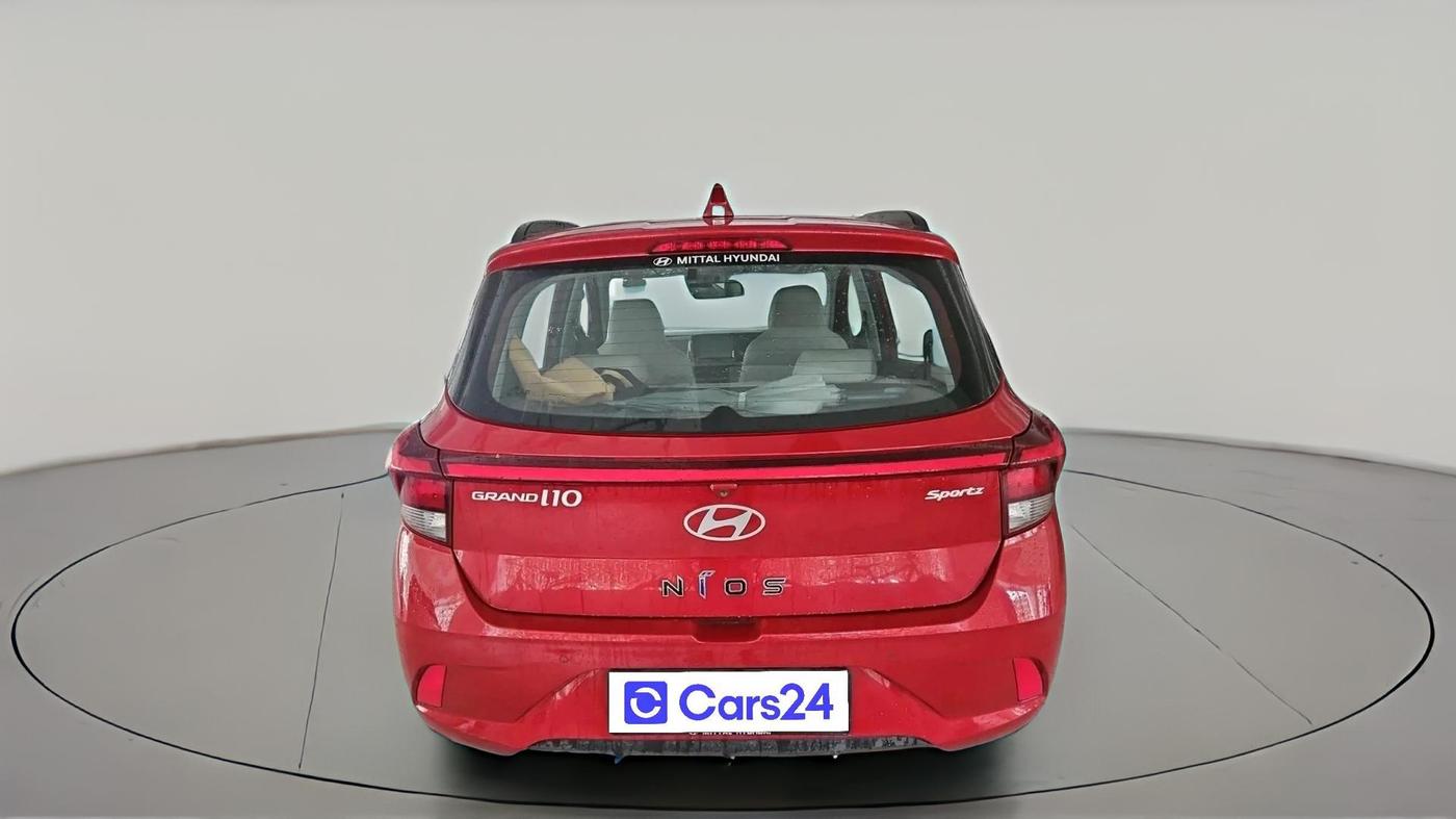 2023 Hyundai GRAND I10 NIOS SPORTZ AMT 1.2 KAPPA VTVT, Petrol, Automatic, 7,088 km, exterior