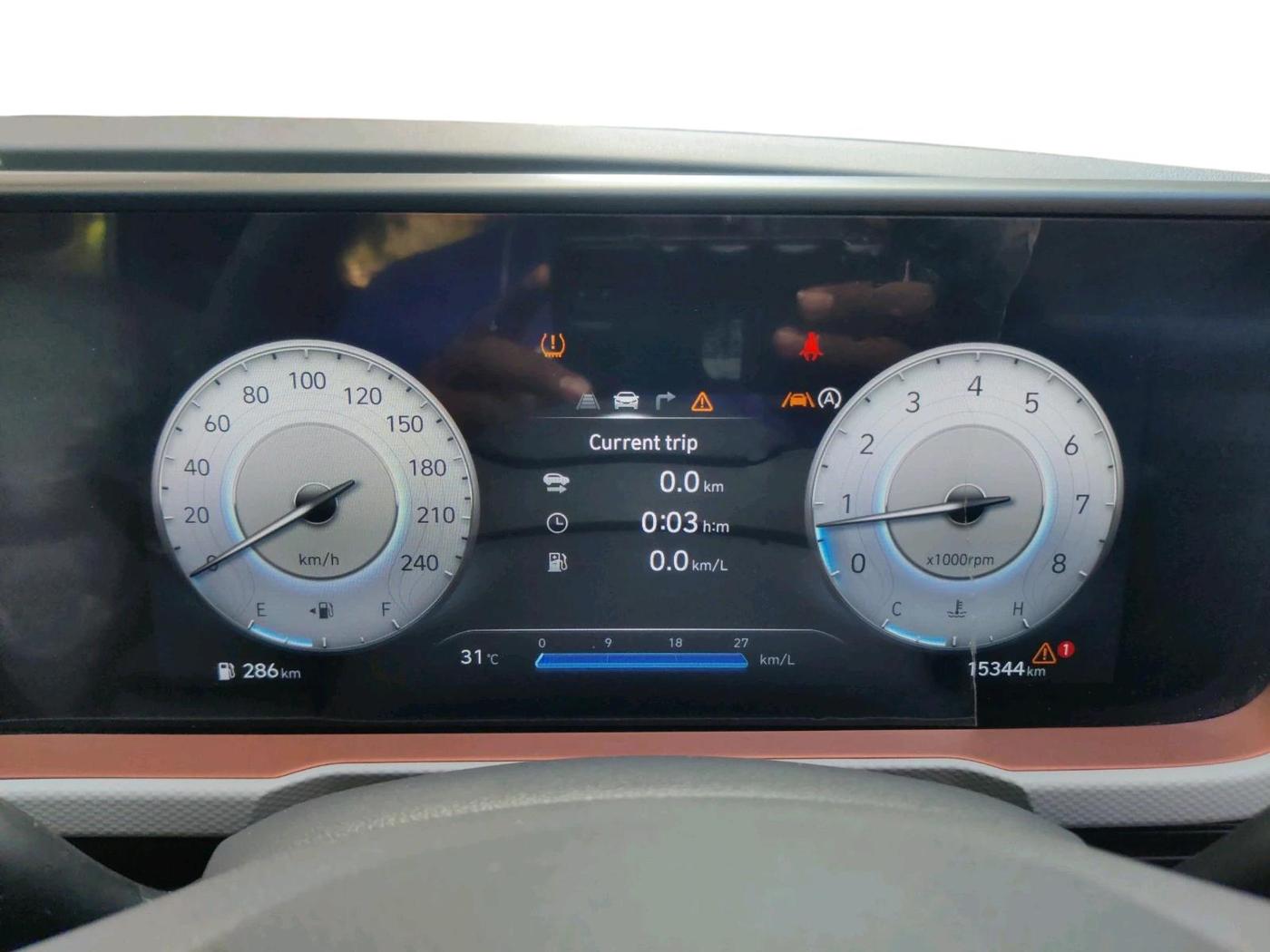 2024 Hyundai Creta SX (O) 1.5 PETROL, Petrol, Manual, 15,344 km, interior