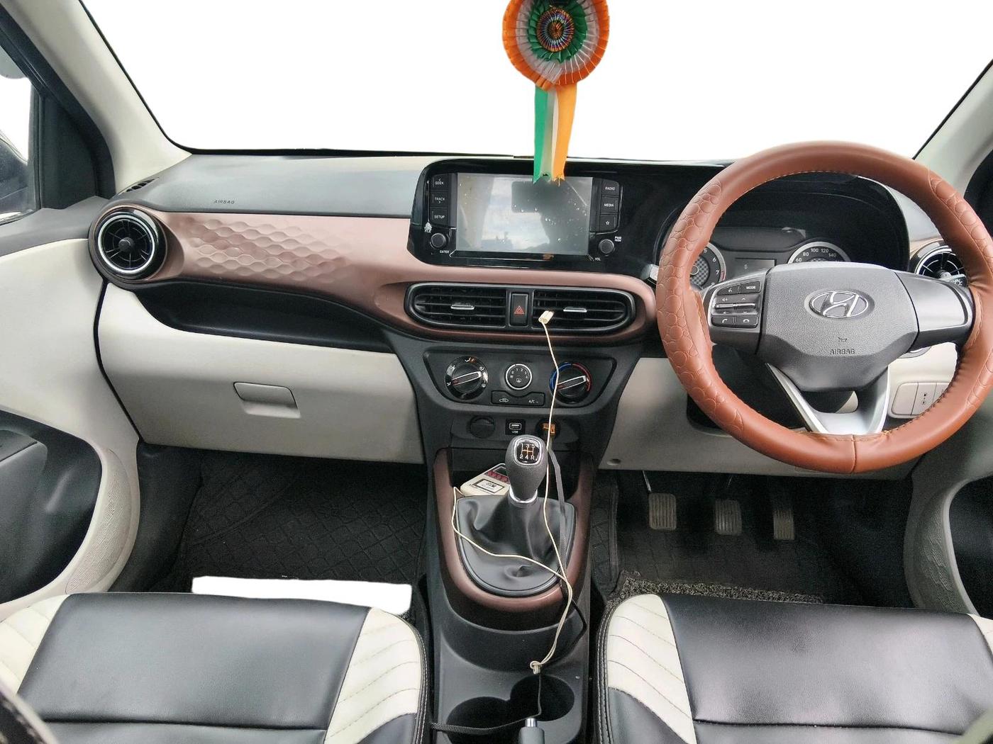 2022 Hyundai AURA SX 1.2 CNG, CNG, Manual, 37,062 km, interior