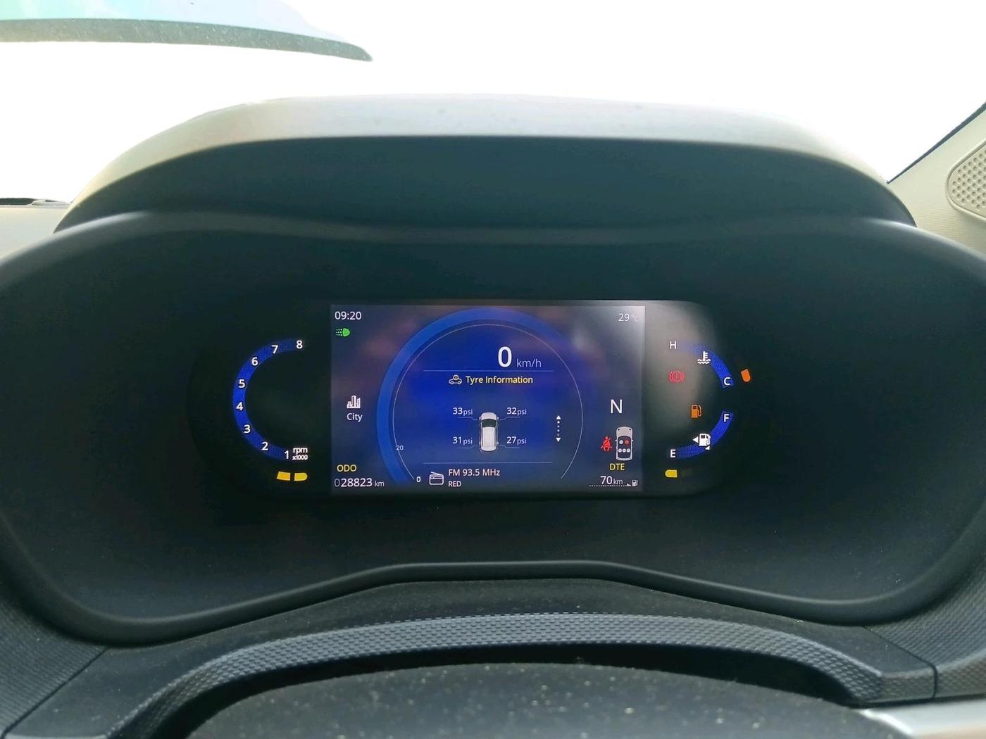 2023 Tata NEXON CREATIVE  AMT 1.2 PETROL, Petrol, Automatic, 28,823 km, interior