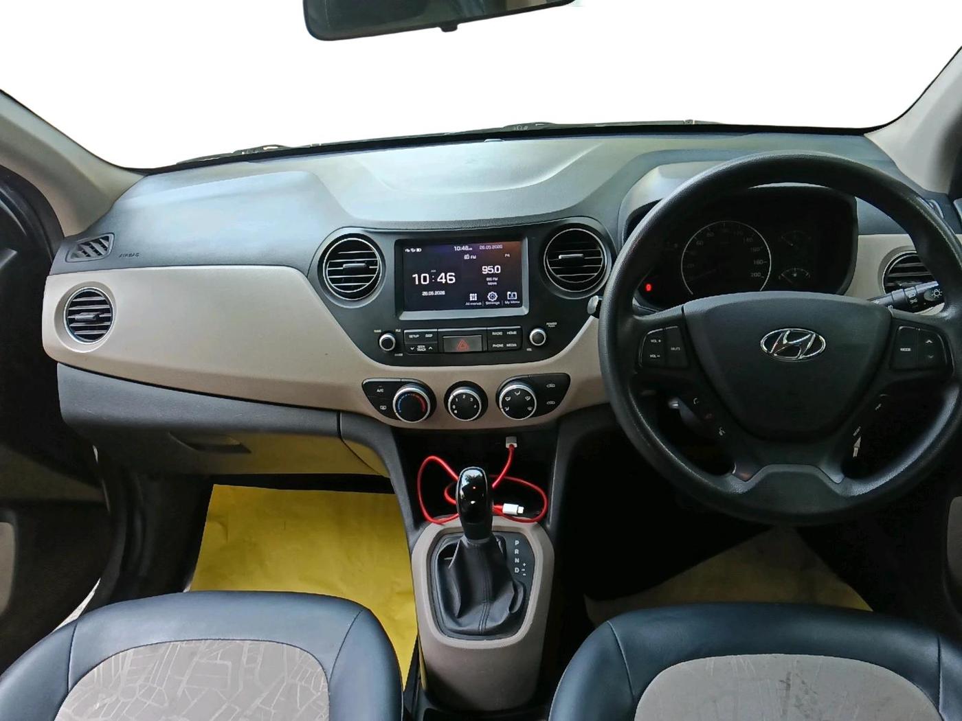 2018 Hyundai Grand i10 SPORTZ AT 1.2 KAPPA VTVT, CNG, Automatic, 67,832 km, interior