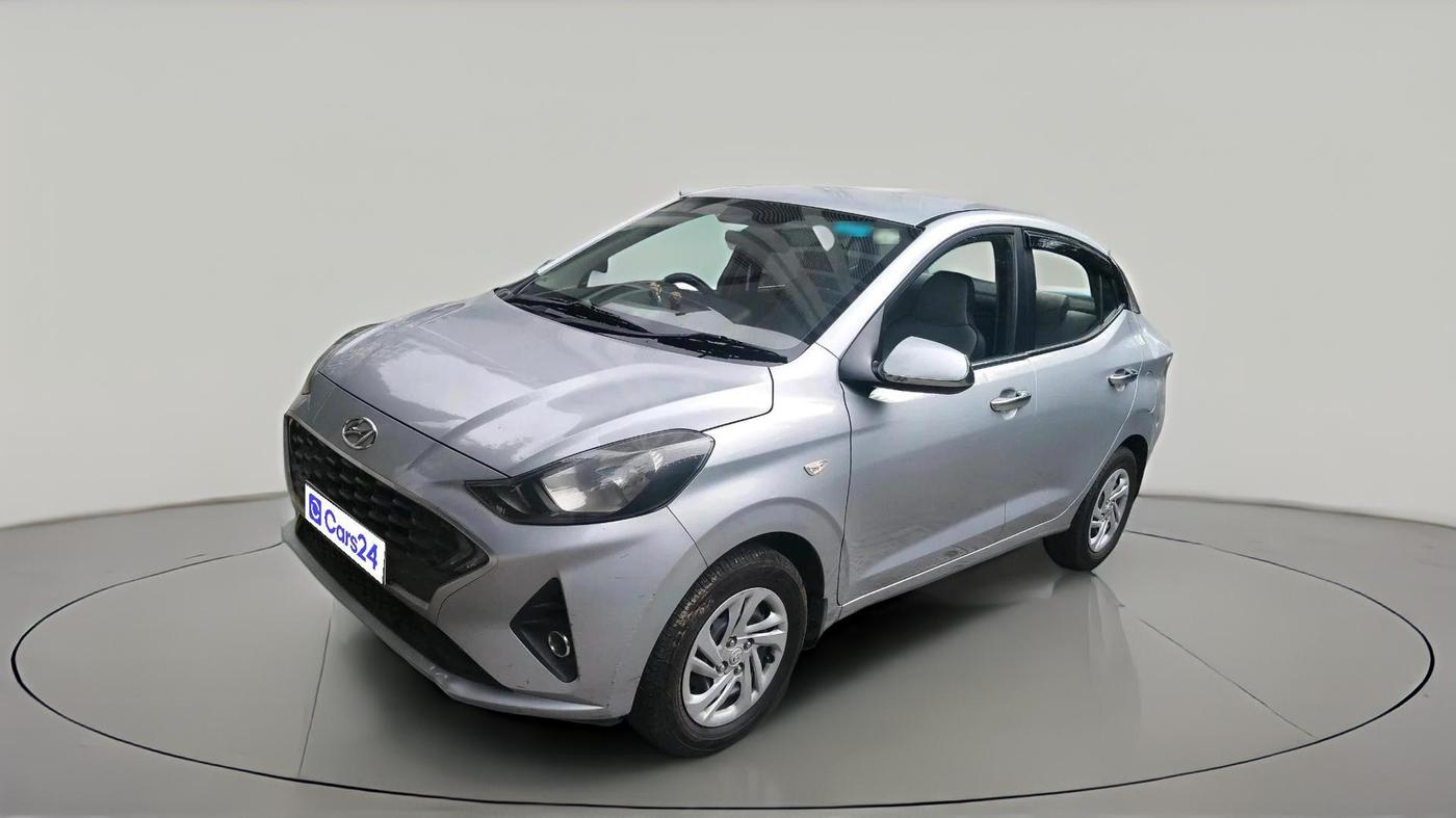 2021 Hyundai AURA S 1.2 CNG, CNG, Manual, 80,084 km, exterior