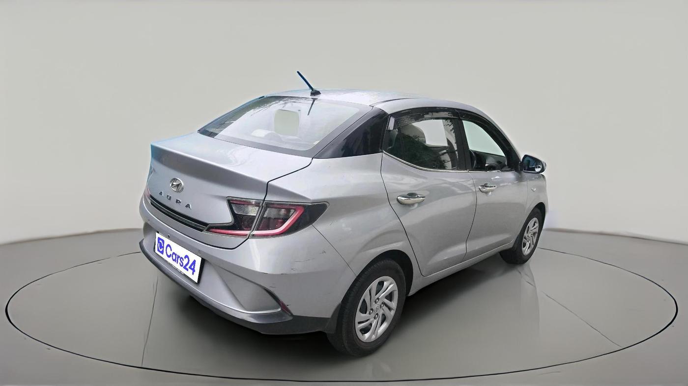 2021 Hyundai AURA S 1.2 CNG, CNG, Manual, 80,084 km, exterior