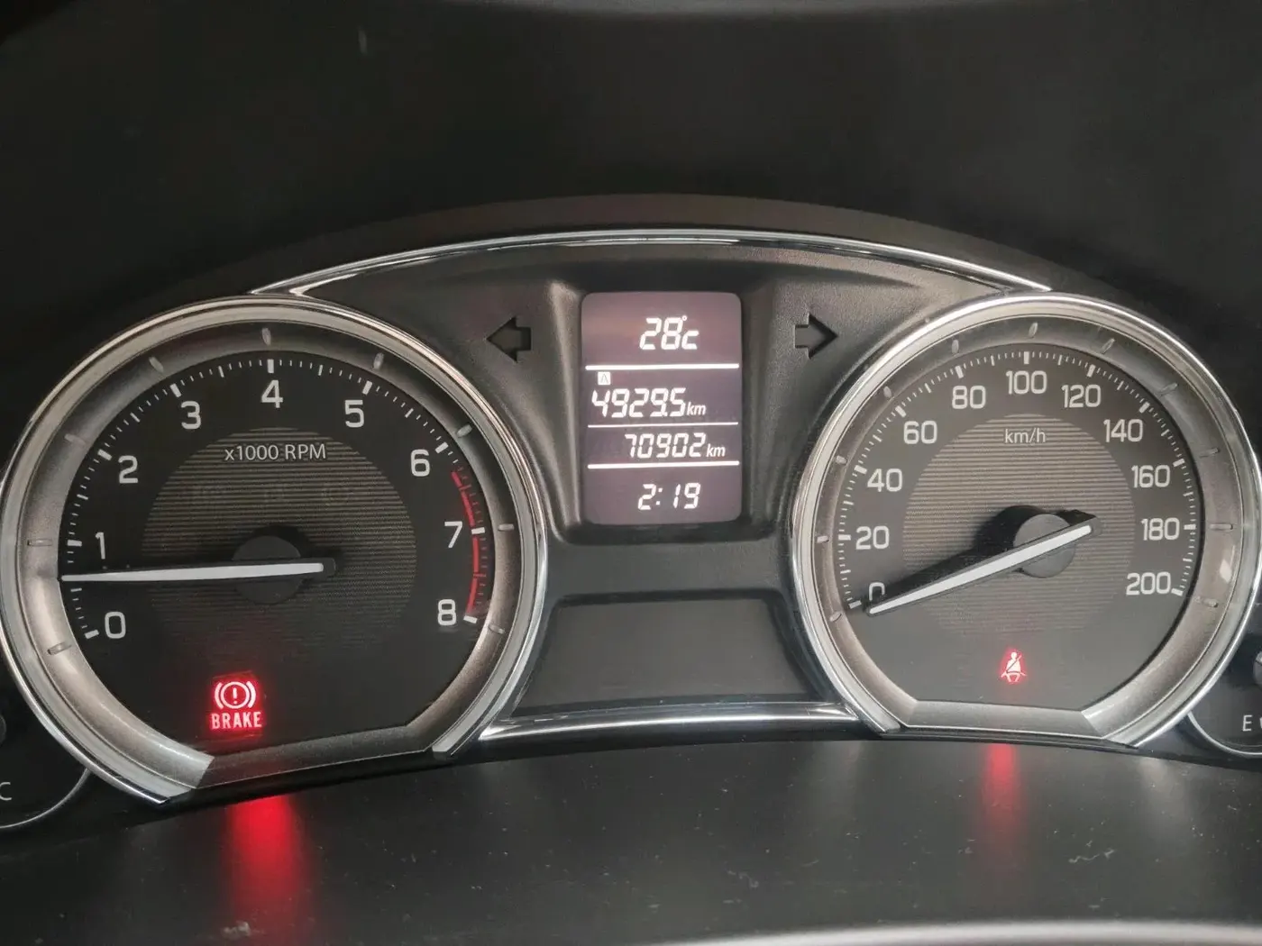 2016 Maruti Ciaz VXI+, Petrol, Manual, 70,902 km, interior