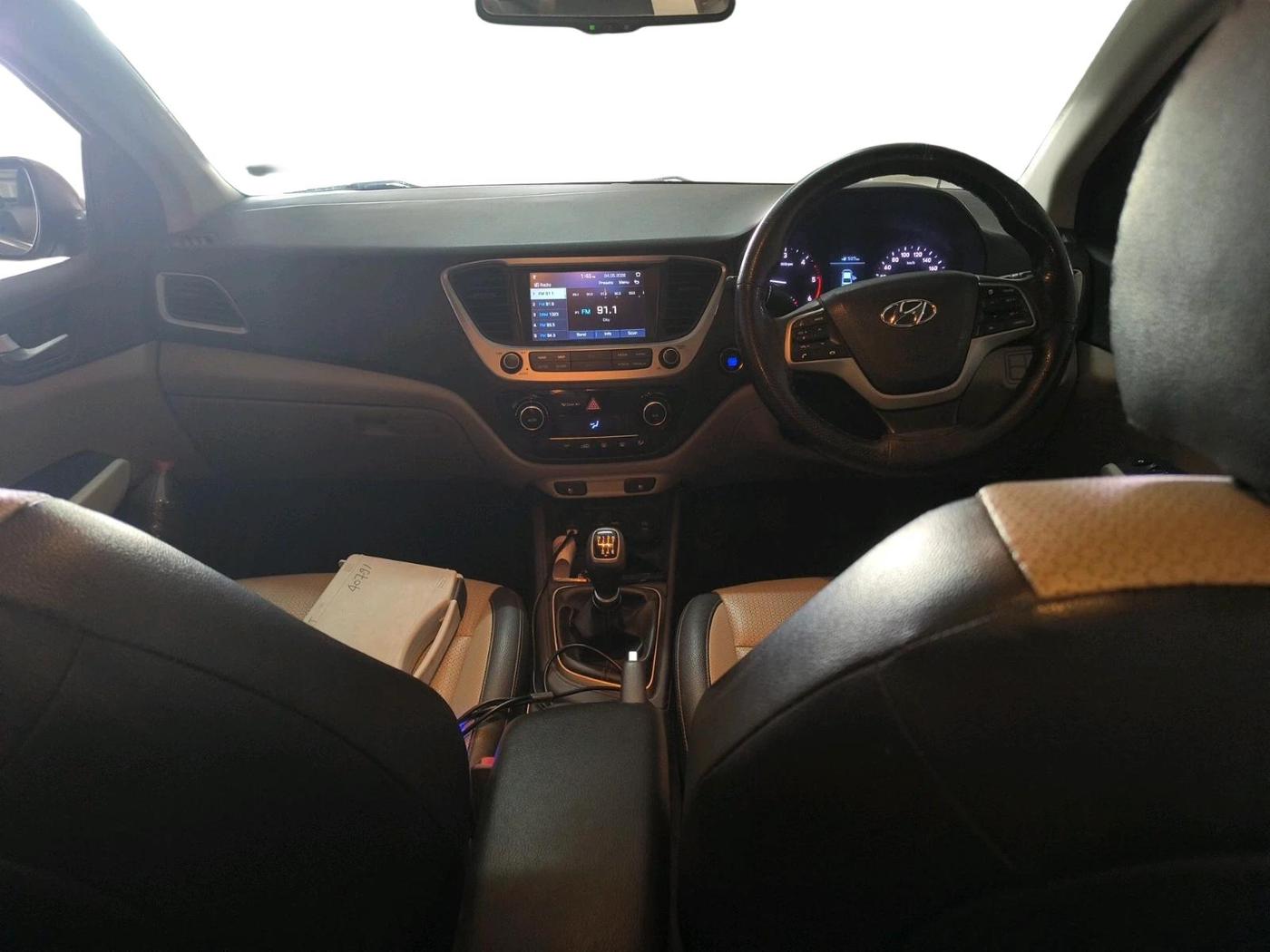 2018 Hyundai Verna 1.6 SX (O) CRDI MT, Diesel, Manual, 1,25,069 km, interior
