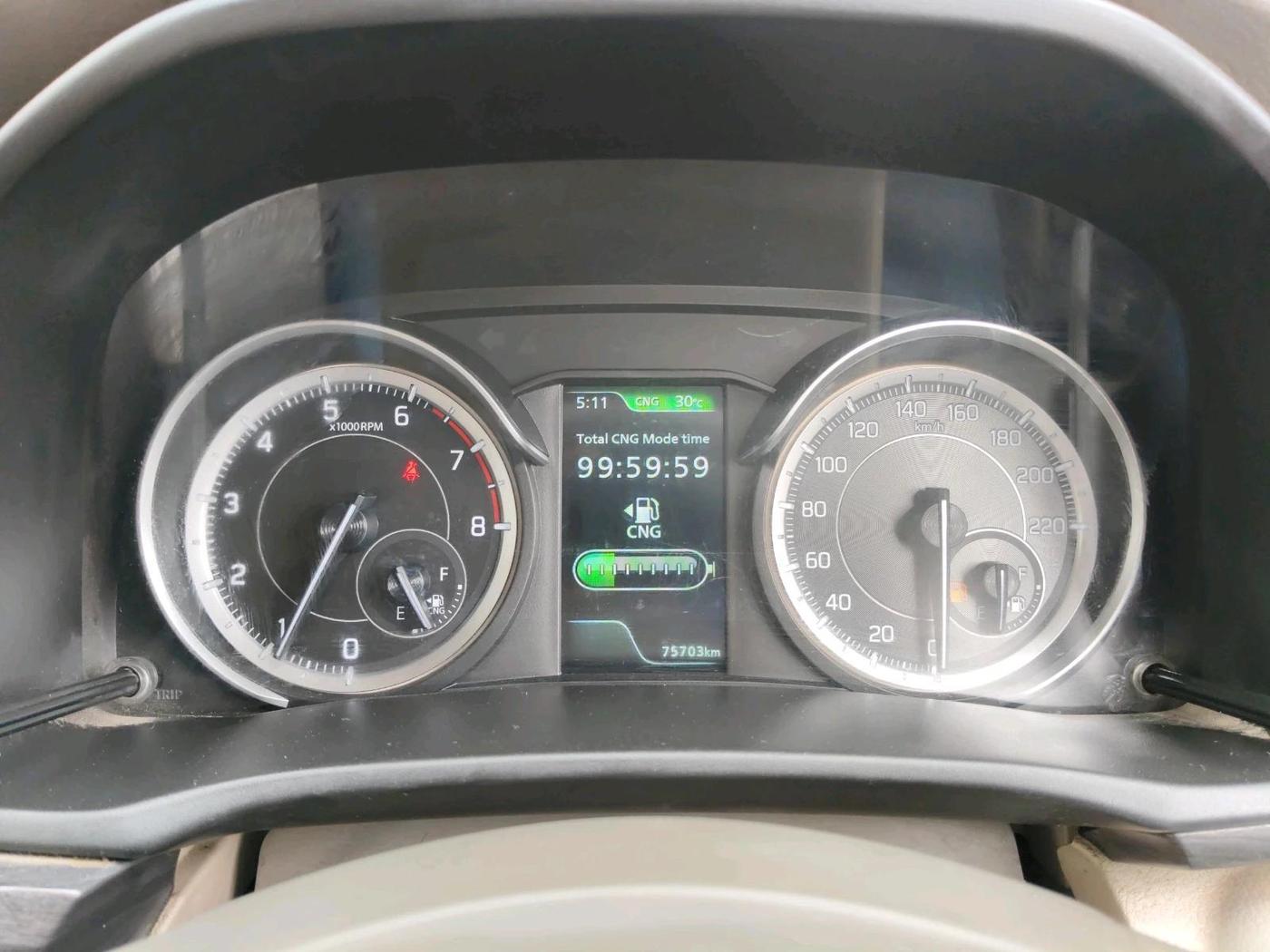 2023 Maruti Ertiga ZXI (O) CNG, CNG, Manual, 75,703 km, interior